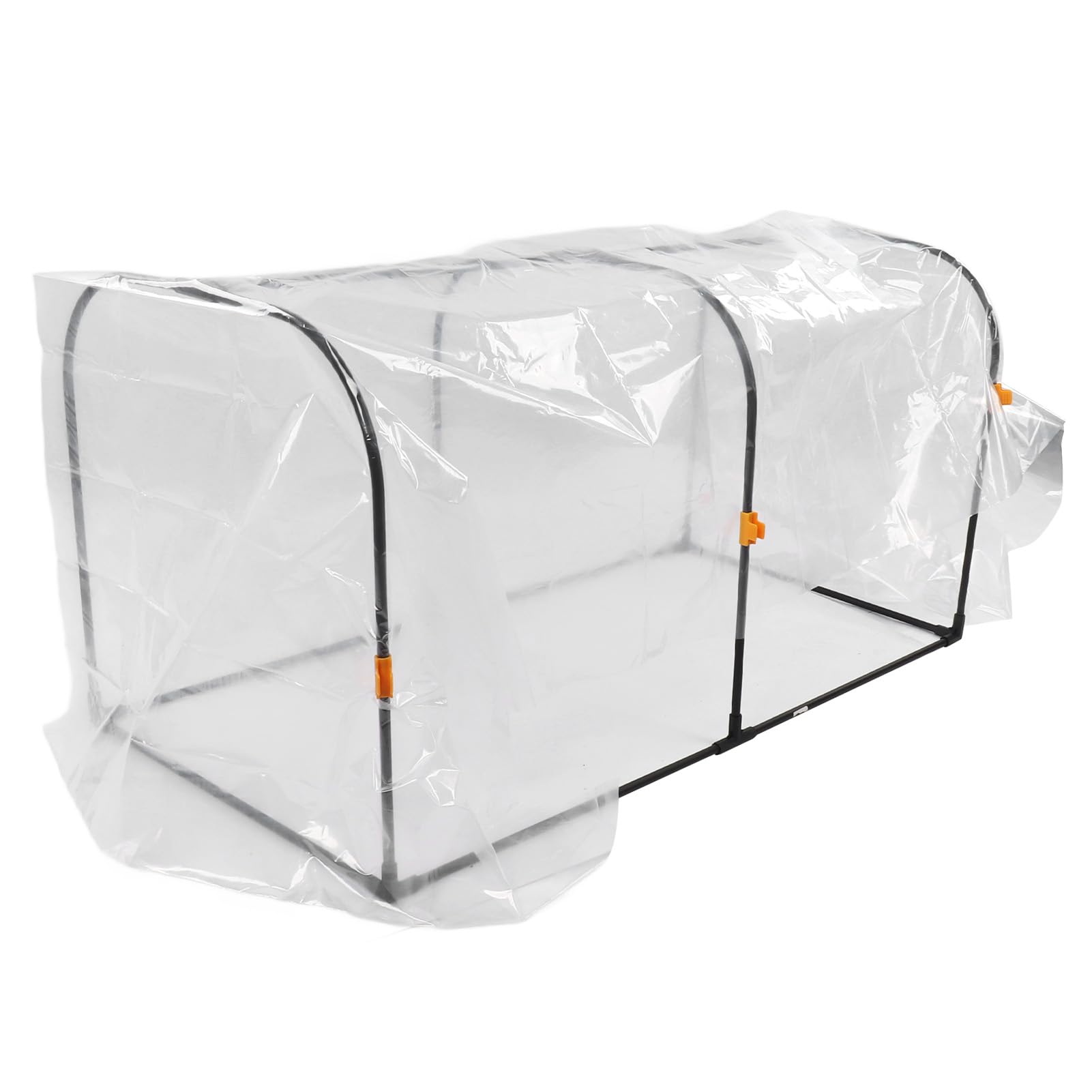Kit de Calentamiento de Invierno de Película de Invernadero de Plástico Transparente para Protección contra Heladas, Fácil Instalación para Jardinería en Balcones, Fuerte Apoyo para el