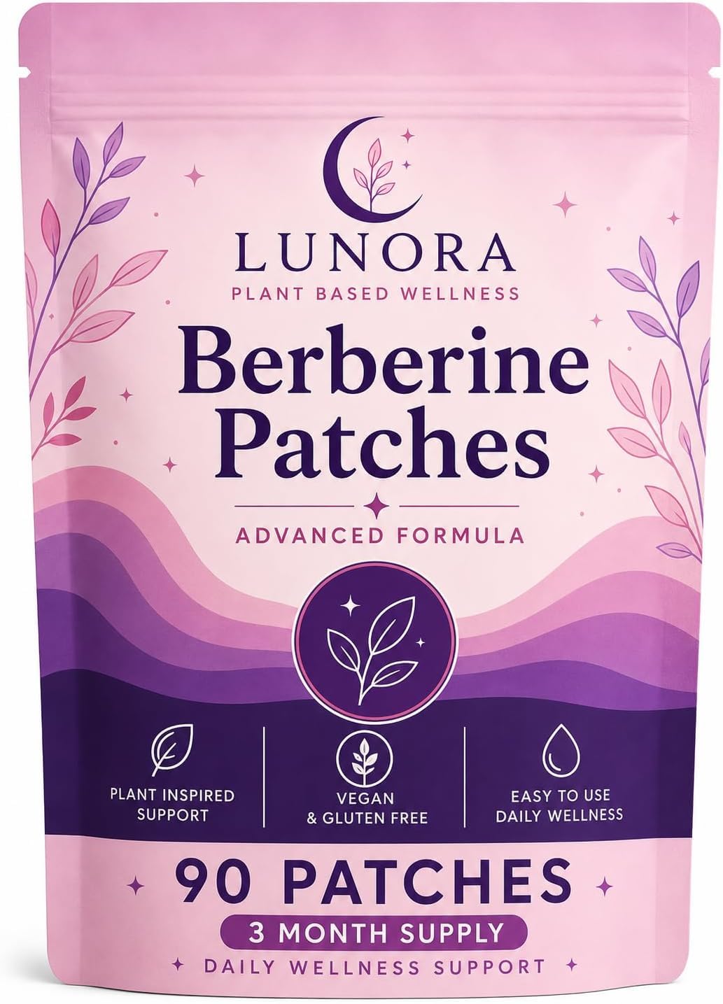 Lepac Berberine Patches | with L-Glutamine, Pomegranate & Cinnamon Extract