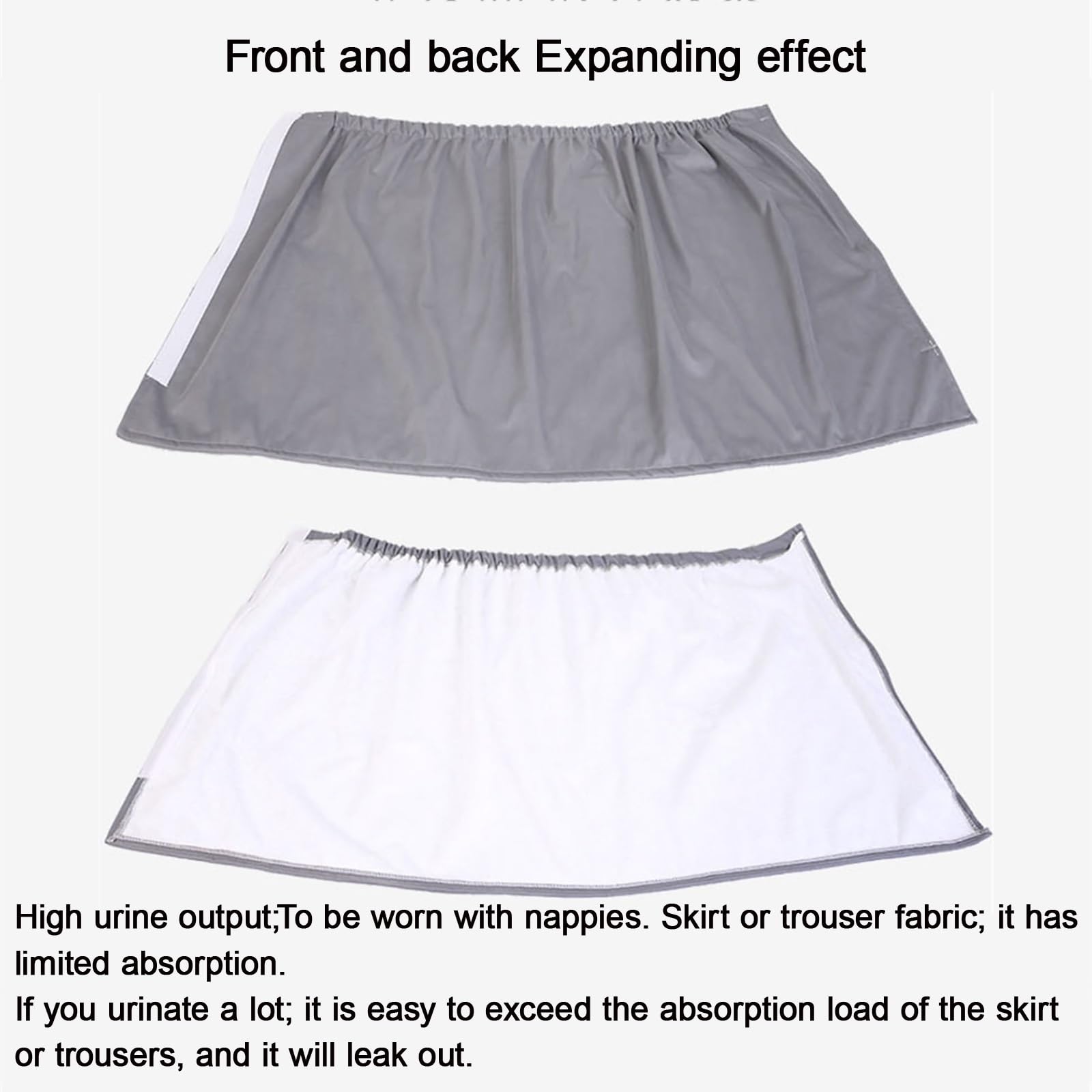 3 in 1 Traverse Letto Anziani Lavabili Multiuso Regolabile in Vita Gonna for Urina Telo Impermeabile Letto for Incontinenza Cuscinetti for Pipì for Adulti(XL,Blu)