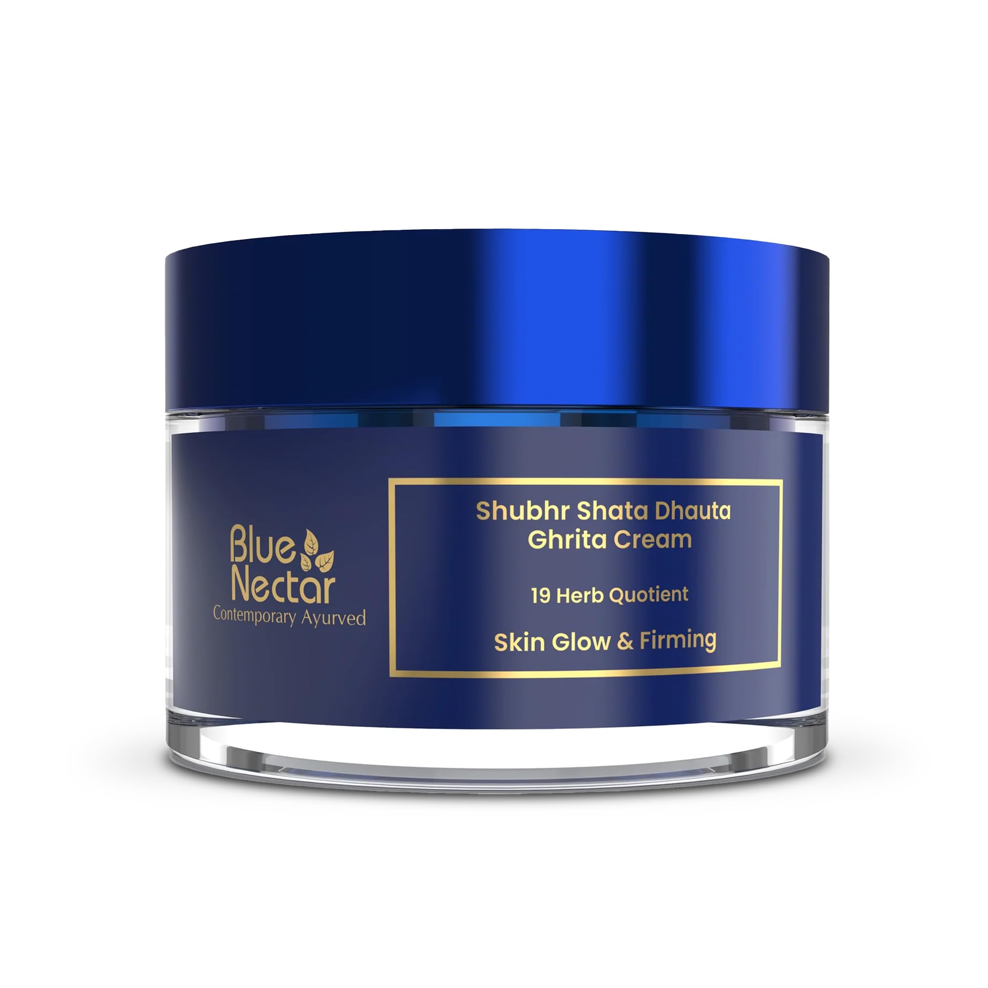 Sponsored Ad – Blue Nectar Shata Dhauta Ghrita Face Cream for Women | 100 Times Washed Ghee Lightweight Face Moisturizer for Women | Truly Natural Face Cream for Skin Firming & Glowing Skin (19 Herbs, 50g)