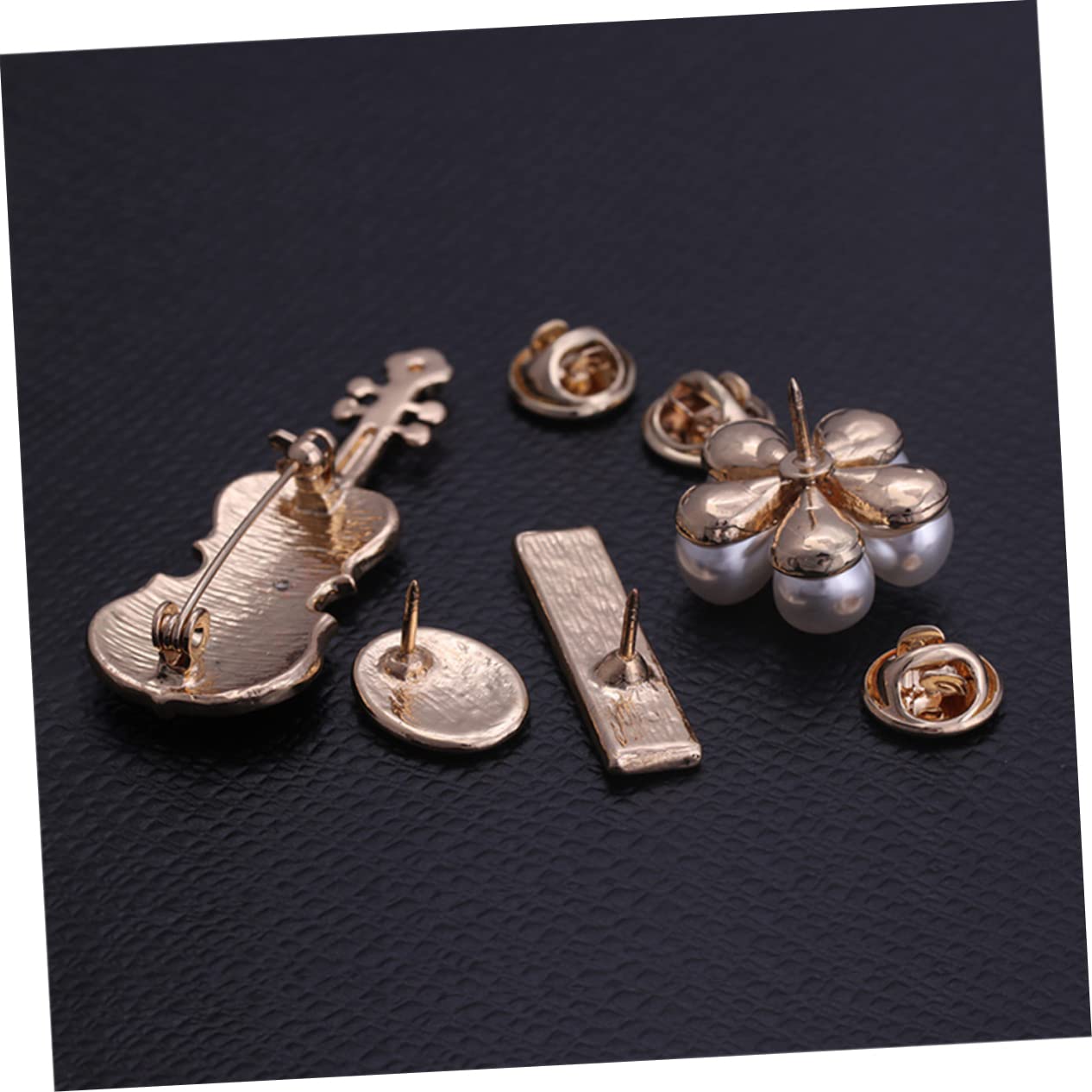 20pezzi Spille Musicali Per Abbigliamento Spille Forma Di Violino e Fiore Per Donne Accessori Eleganti Per Musicisti e Amanti Della Musica