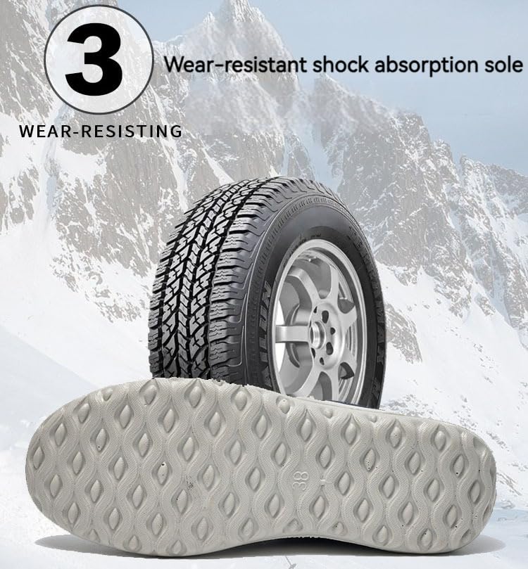 kuker Indicativey Snow Boots, Womens Winter Waterproof Thermal Boots, Indicativey Boots Outdoor Waterproof Snow Anti-Slip4