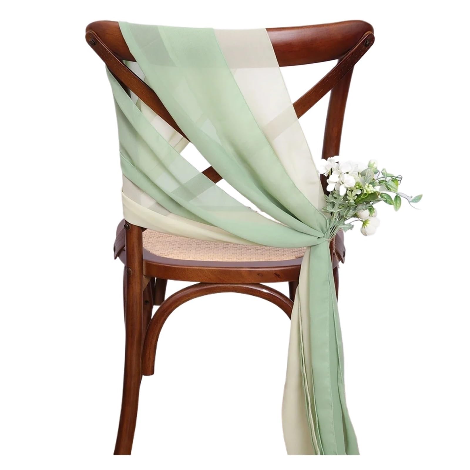 Stuhlschleifen 10 STÜCKE Chiffon Stuhl Schärpen Hochzeit Stuhl Dekoration 16x275 cm Lange for Hochzeit Gang Dekorationen Party Bankett Event(Burgundy)