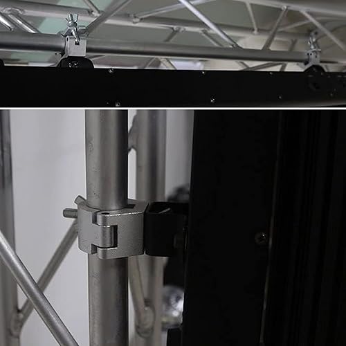 Miniatura 5 de 2 paquetes de abrazaderas para luces, equipos y accesorios de iluminación de escenario, abrazaderas O de iluminación, abrazadera de poste de luz