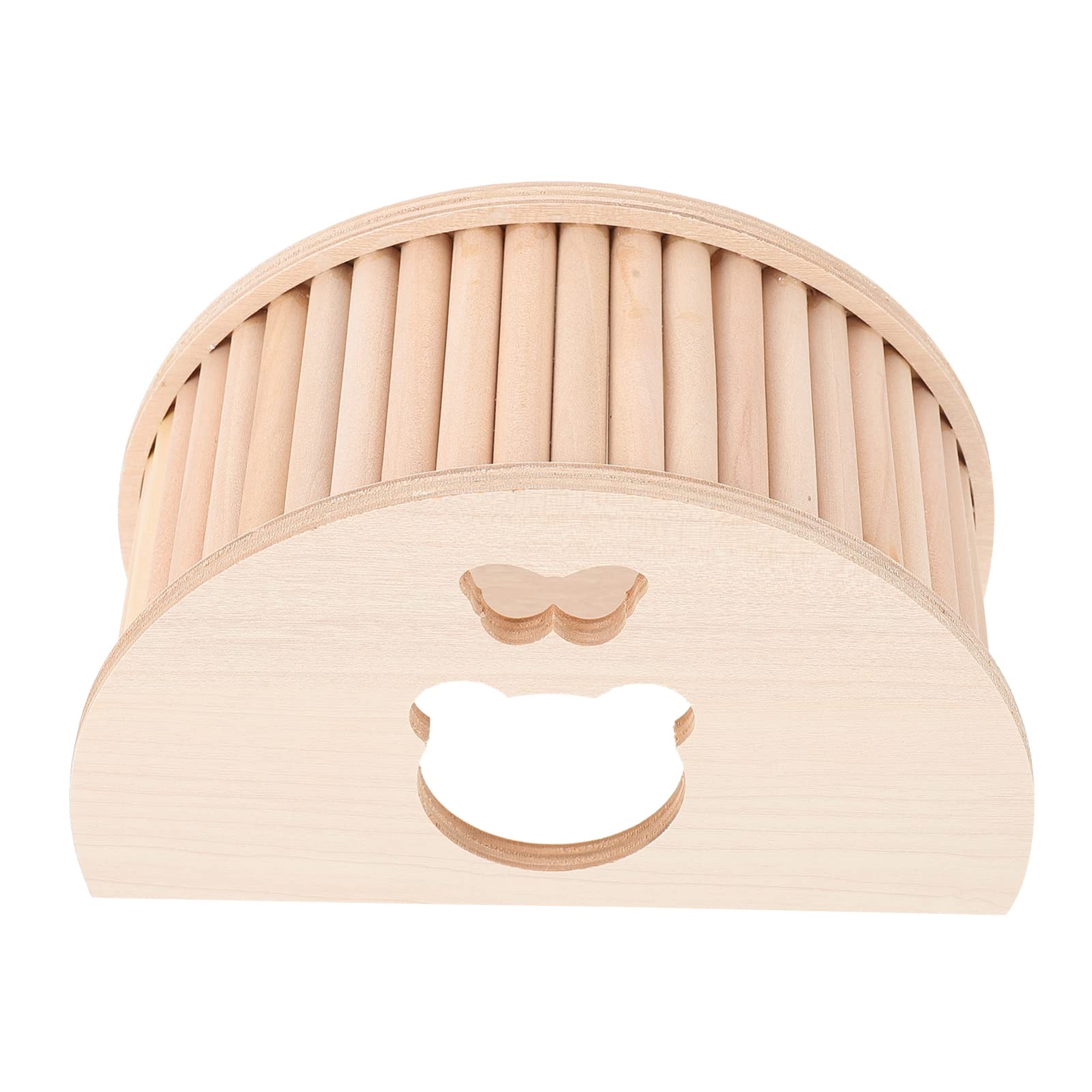 POPETPOP Wooden Hamster Toy Ladder Swing Wooden Hamster House Hamster Wood Hideout Dwarf Hamster House Wooden Hut Wooden House Hut Hideout Swing Small Animal Activity Toys Accessories