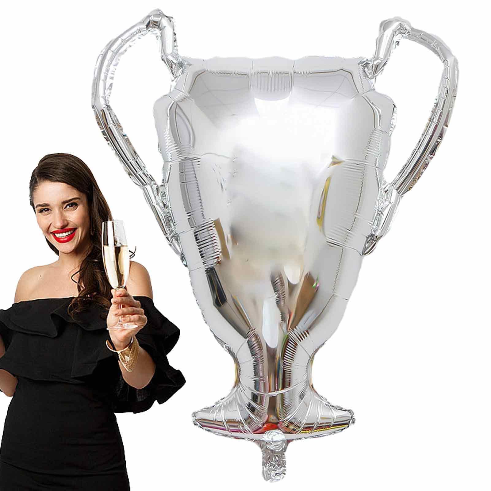 50 Stück Champions-Trophäenballons: Luftballon, Sportbälle der ersten | Folienballons der Trophäe, The Field Folienballons