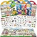 iGetooy 6 Sets Reusable Sticker Book for Toddlers 1-3, Jelly Sticker Books for Toddlers 2-4 Years, Toddler Travel Toys for Kids 2 3 4 Year Old Girls Boys