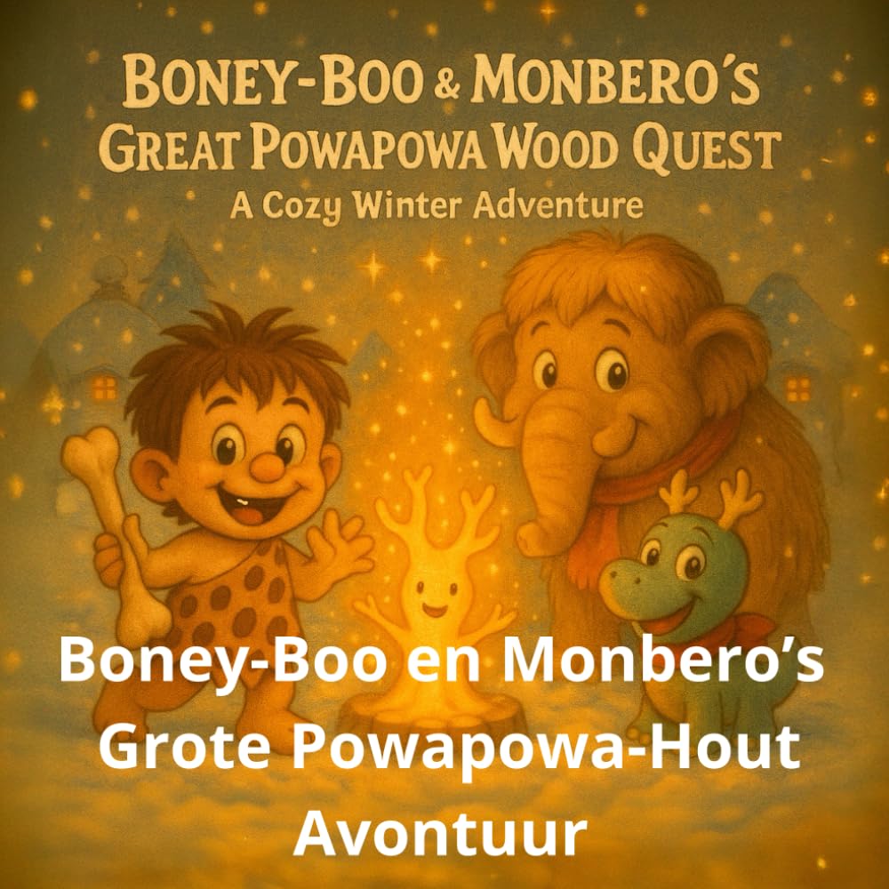 Boney-Boo en Monbero’s Grote Powapowa-Hout Avontuur: Een warm winterverhaal (Boney-Boo (Nederlandse Editie))