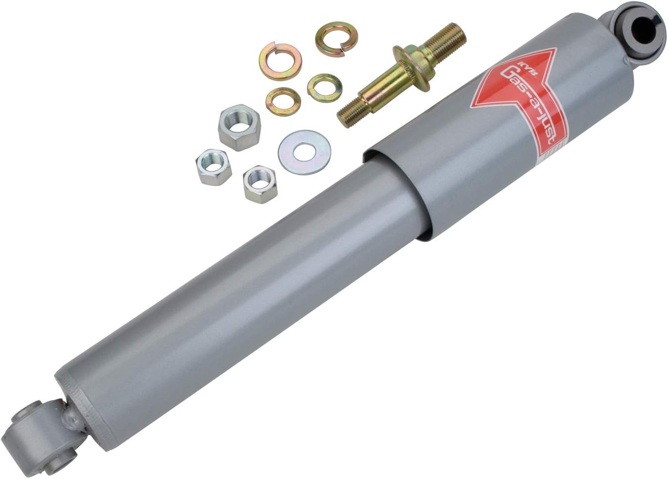KYB KG6412 Gas-a-Just Gas Shock, Silver, White