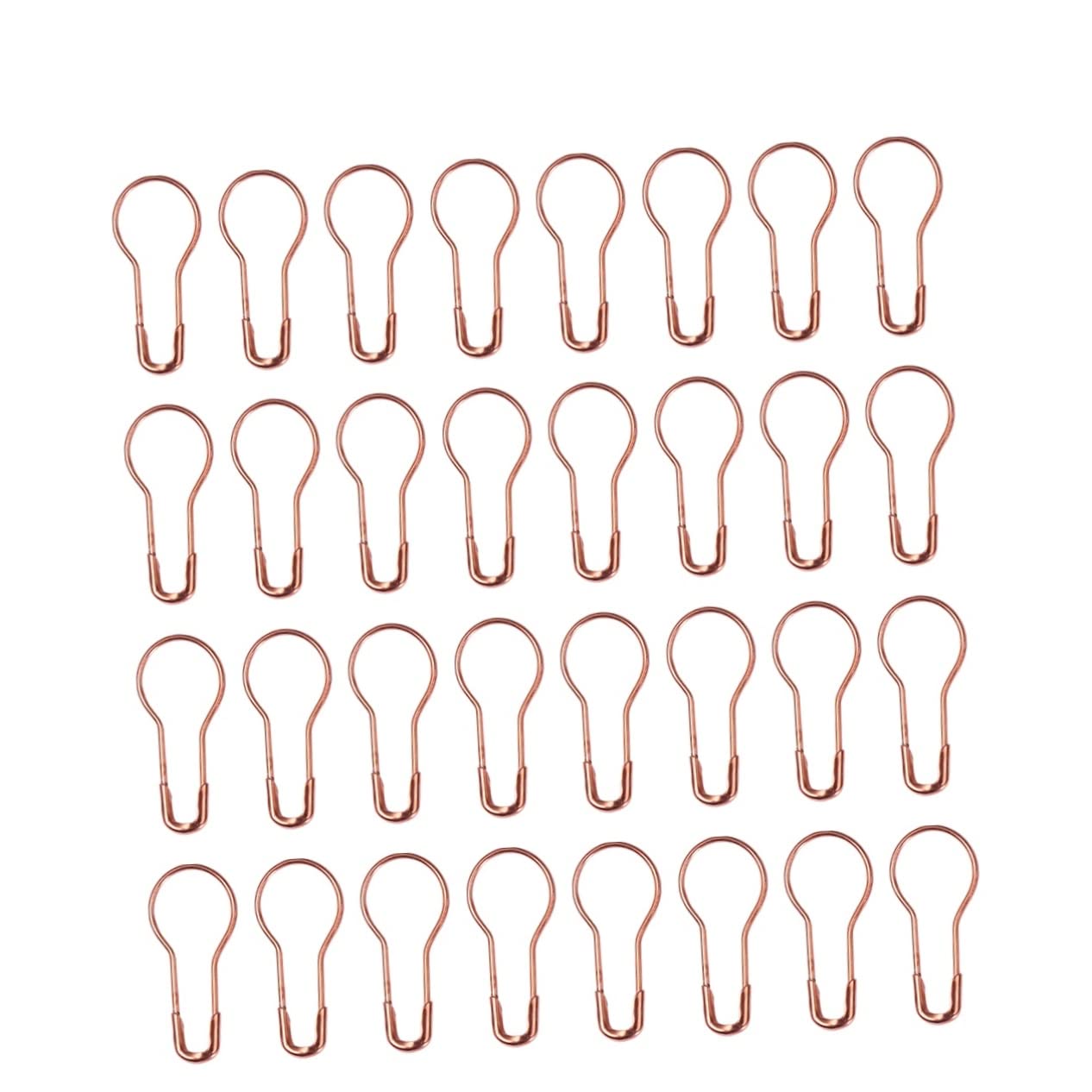NUOBESTY 10 Sätze Damen Broschen Dekorative Roségold Sicherheitsnadel Farbige Glühbirnen Nähen Kleidung Pin Strass Gold Glühbirne Kürbis Roségold Farbe Glühbirne 1000 Stück * 10