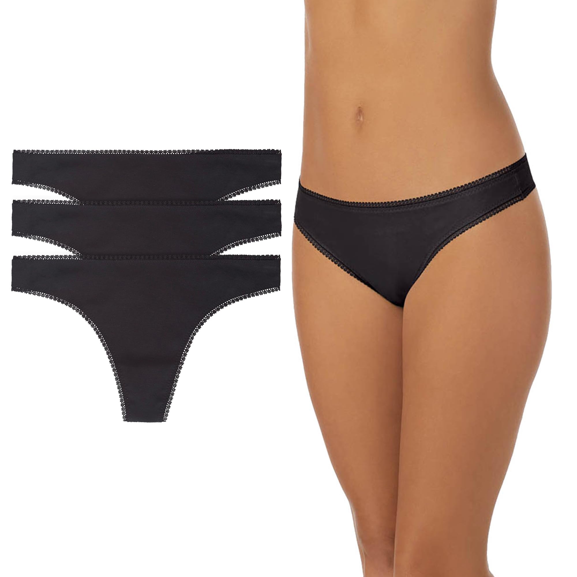OnGossamer womens Cabana Cotton Hip G 3 Pack