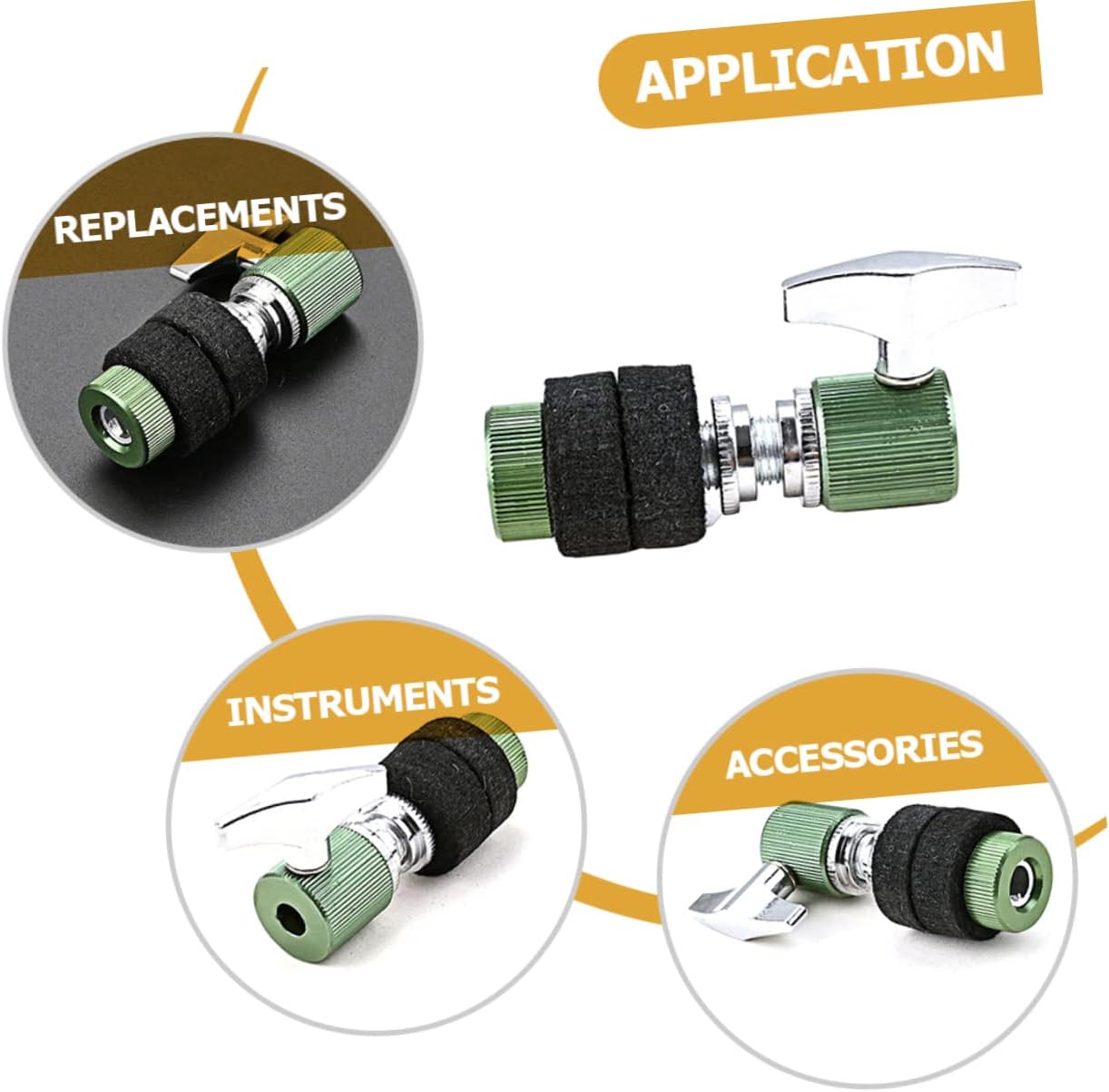 Hi-hat Clutch Metal Accessory for Jazz Drum Cymbal Drop Clutch for Easy Installation and Replacement for Drum Parts