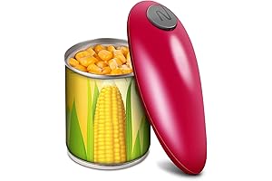 One Touch Electric Can Opener, Hands-Free Automatic Can Opener Opens Any Can Size Effortlessly