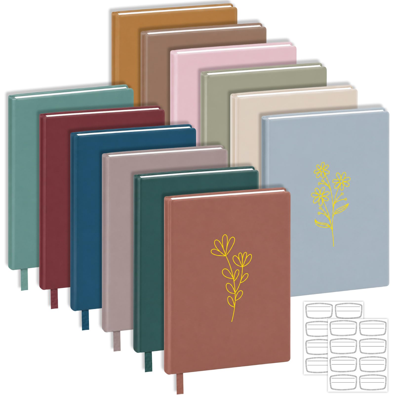 12 copertine in tessuto elasticizzato per libri di testo con copertina rigida, 22,9 x 27,9 cm