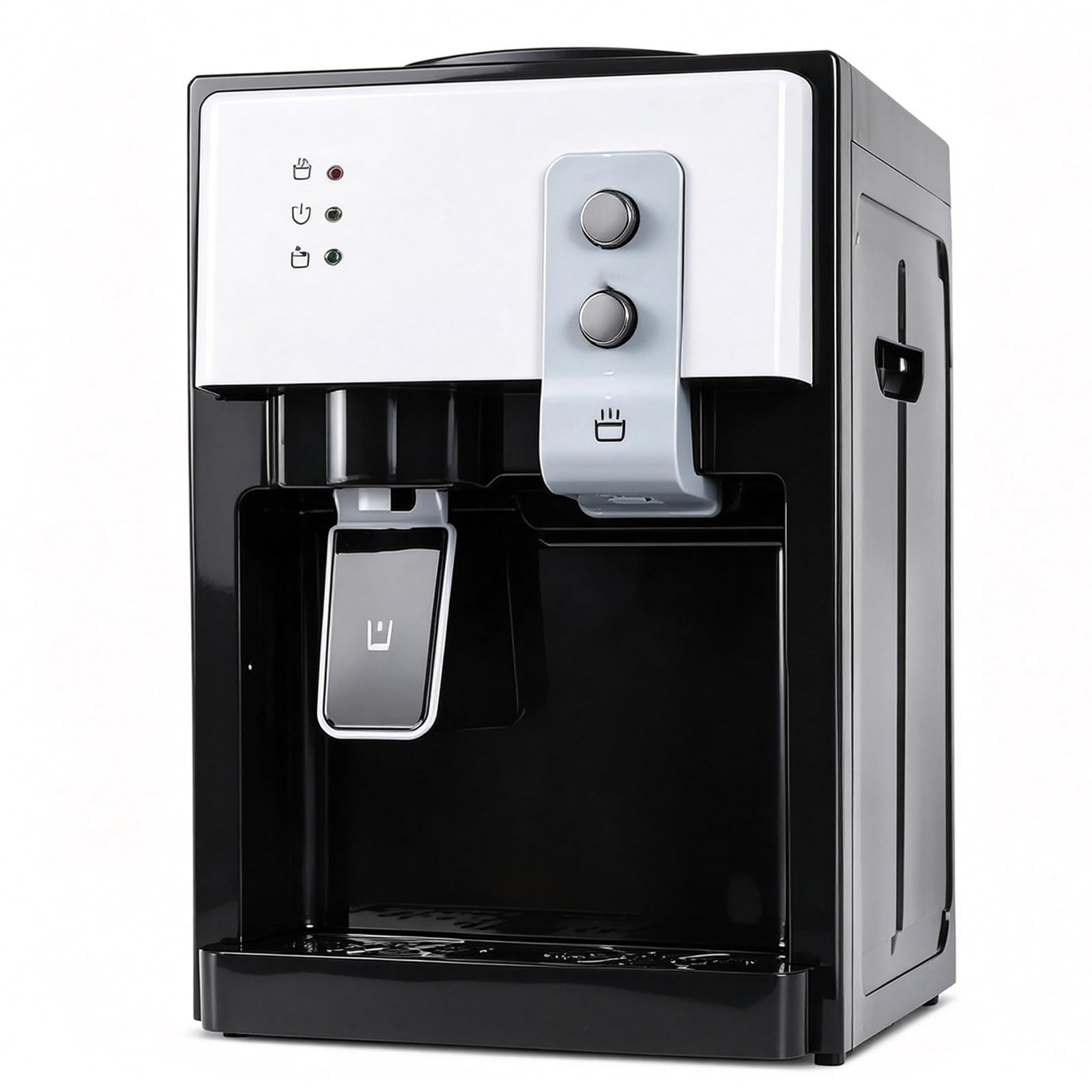 Raffreddatore Acqua Elettrico da Banco con Caricamento dall'Alto, distributore d'Acqua con 3 uscite, distributore d'Acqua per casa, Ufficio, Cucina,005,LCE Warm Hot