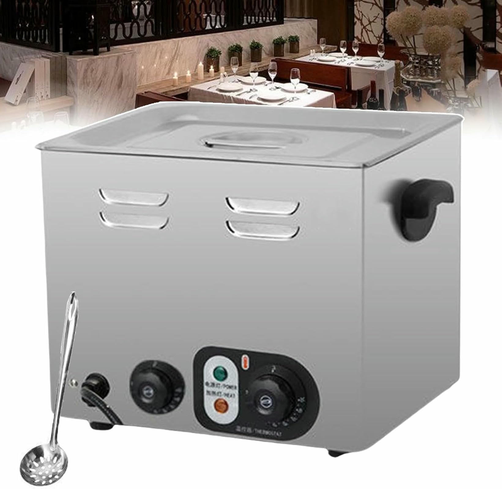 Cuiseur à œufs et cuiseur à œufs commercial 6 L, cuiseur à œufs automatique avec 60 œufs de grande capacité, machine de cuisson œufs professionnelle en acier inoxydable pour restaurants, contrôle
