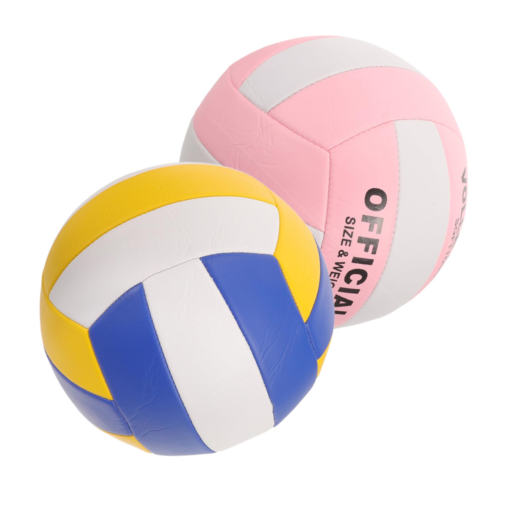 Ballon Volleyball PU de Intérieur Entraînement 2pcs en Volley-Ball Optimale Performance Précision et Matchs et Sessions D'entraînement Scolaires