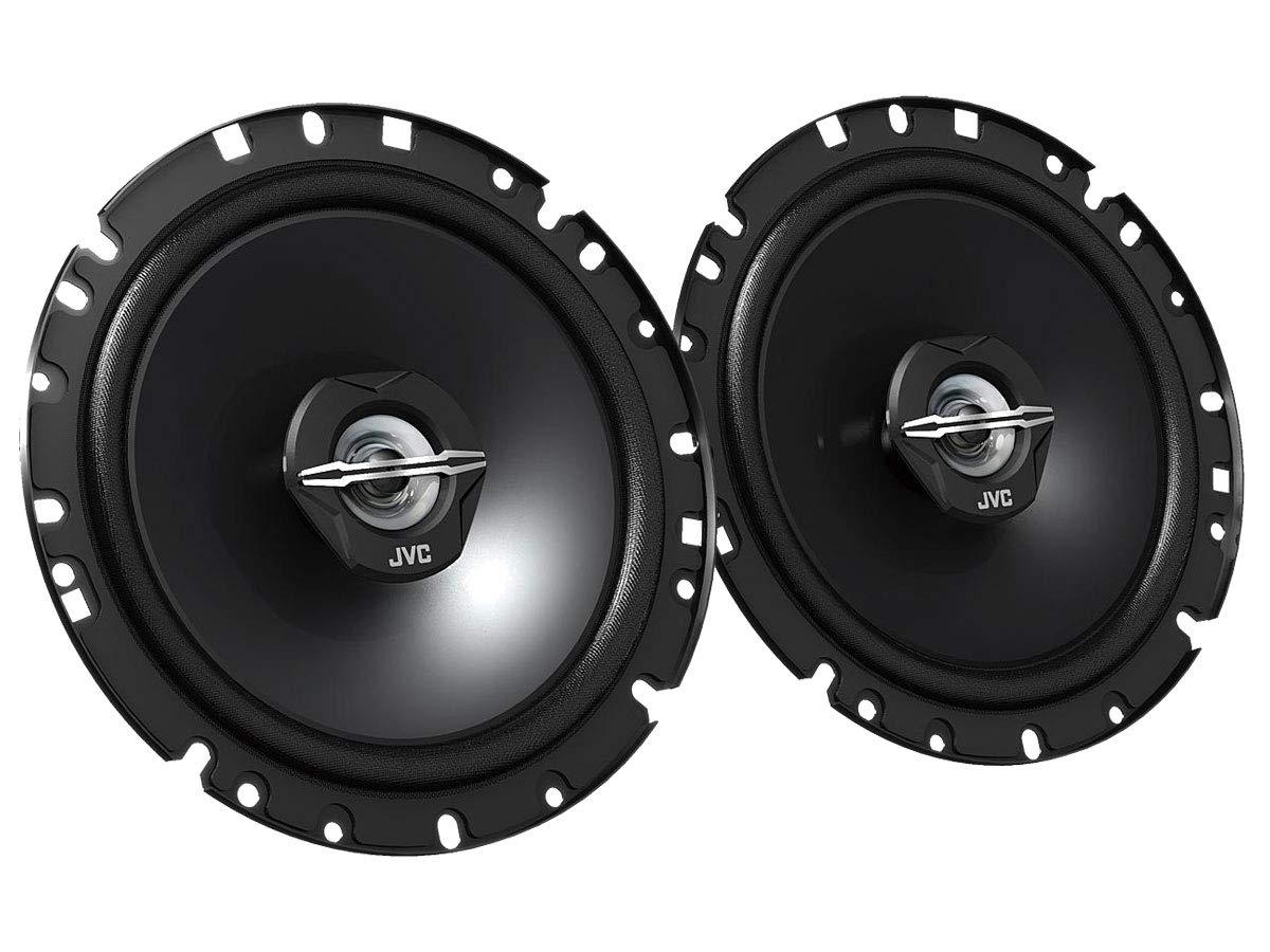 JVC CS-J1720X Lautsprecher mit Einbauset passend für VW Volkswagen Passat B6 2005-2010 Türen vorne 600 W 170mm 2 Wege Koax