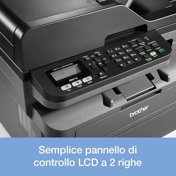 Brother MFC-L2835DW 4-in-1 Mono Laser Multifunction Device Black/White with USB WLAN & LAN Automatic Duplex Printing Exclusive to Amazon