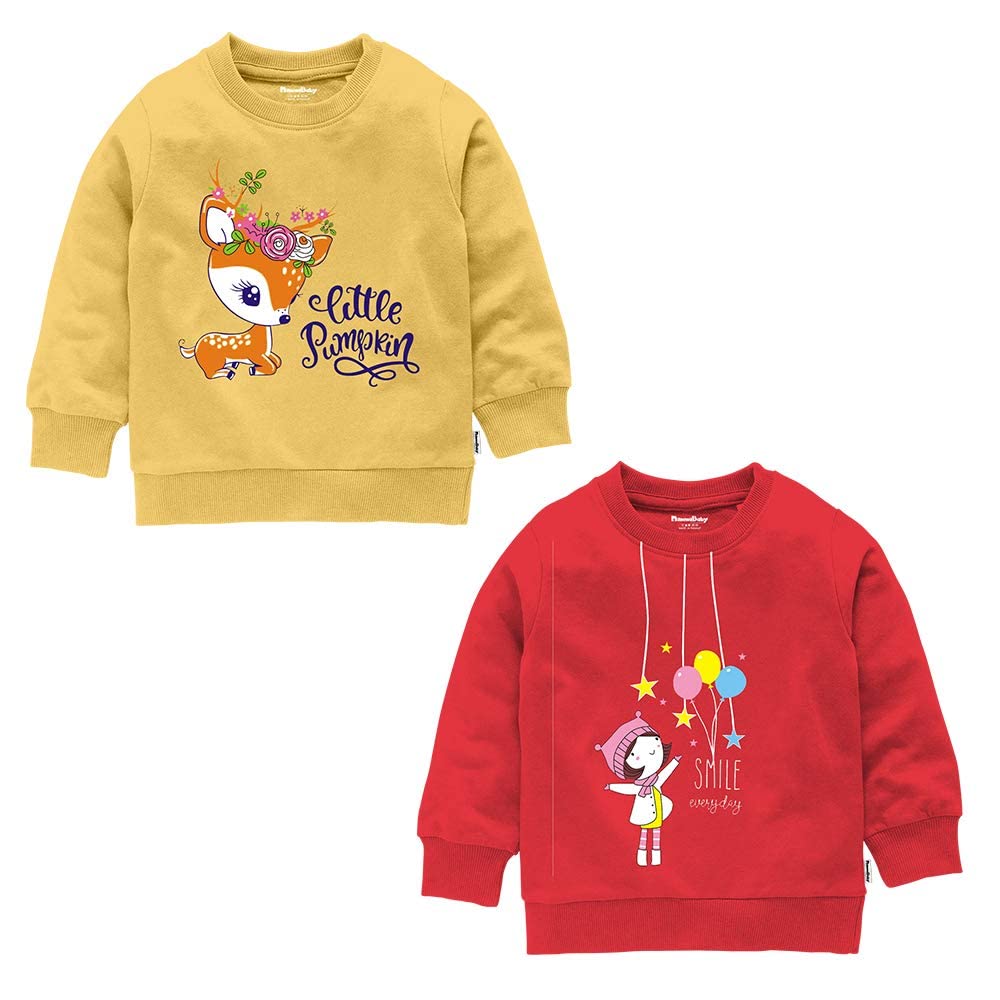 Girls Cotton Round Neck Sweatshirt-image-43