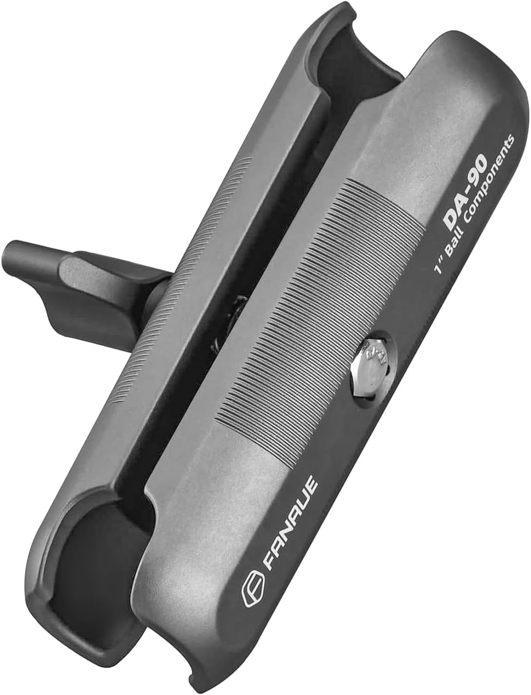 DA-90 Aluminum Alloy Double Socket Arm,Full Length 3.7", Compatible with 1" Ball Components