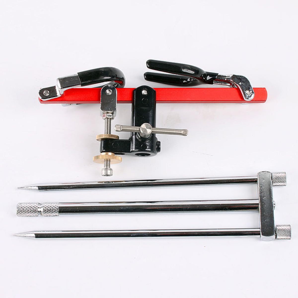 Supporto Portacanne Professionale in Lega di Alluminio Doppio Picchetto Antiscivolo 360° Regolabile Porta-Pesca Versatile per Pesca in Mare e Attività Outdoor Leggero e