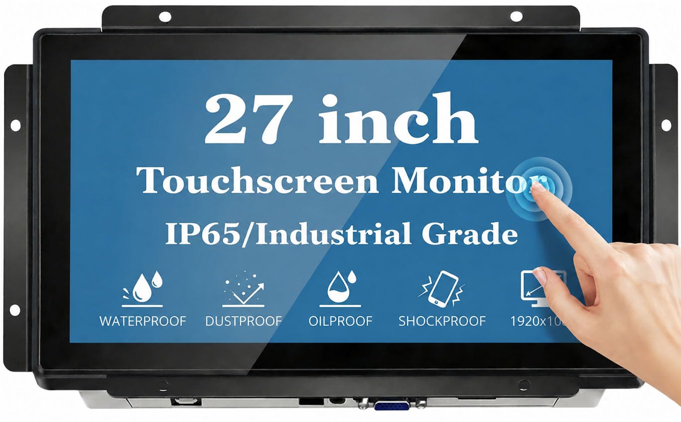 RIUIIN 27 inch Open Frame PCAP Touchscreen Monitor