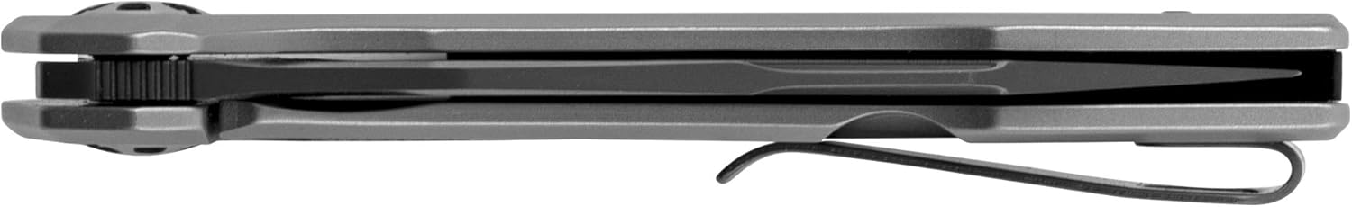 Kershaw Norad Folding Pocket Knife, 3.3 Inch Blade with Manual Open, Frame Lock (5510), Black