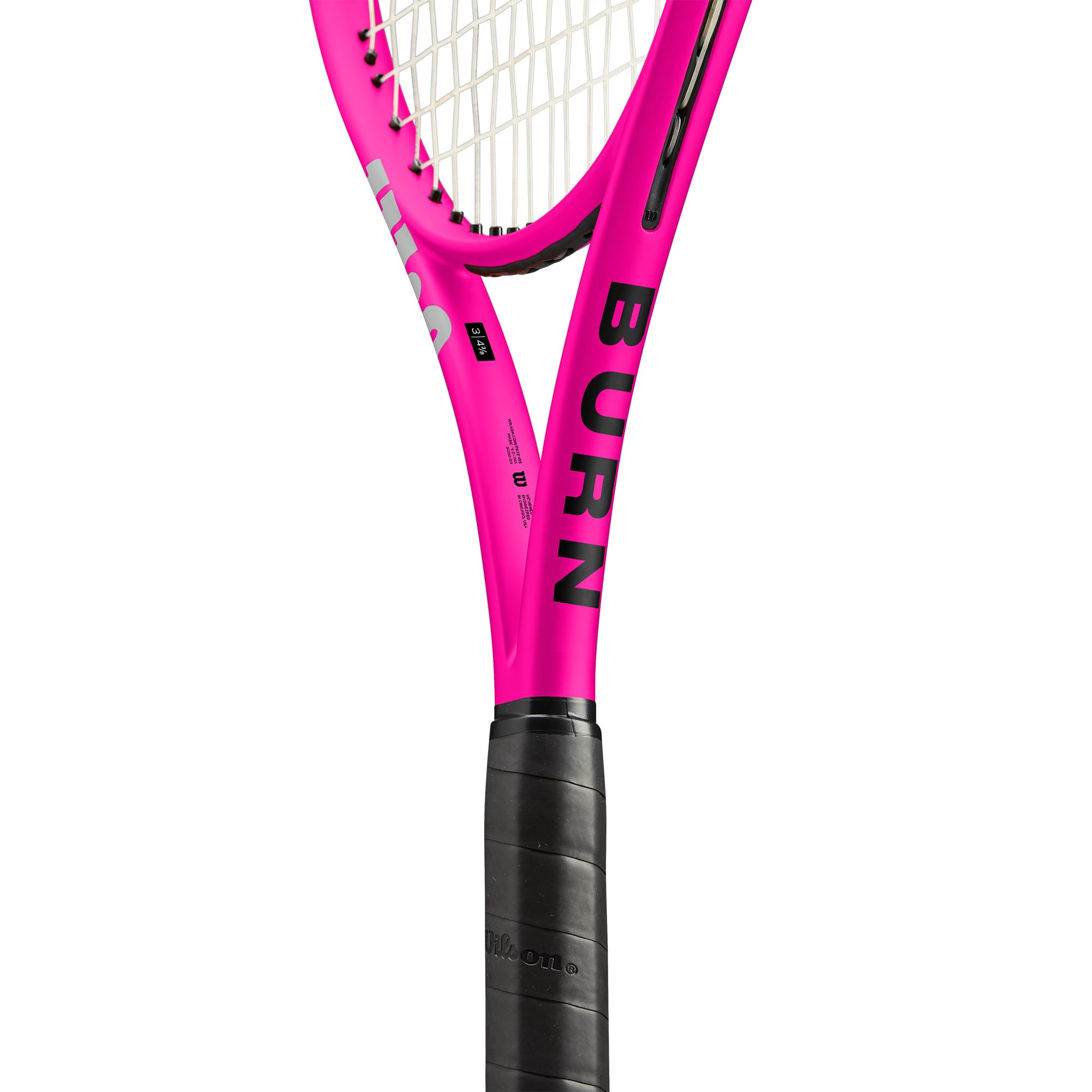 Amazon | Wilson Burn V6 105 S テニスラケット - ピンク、グリップ