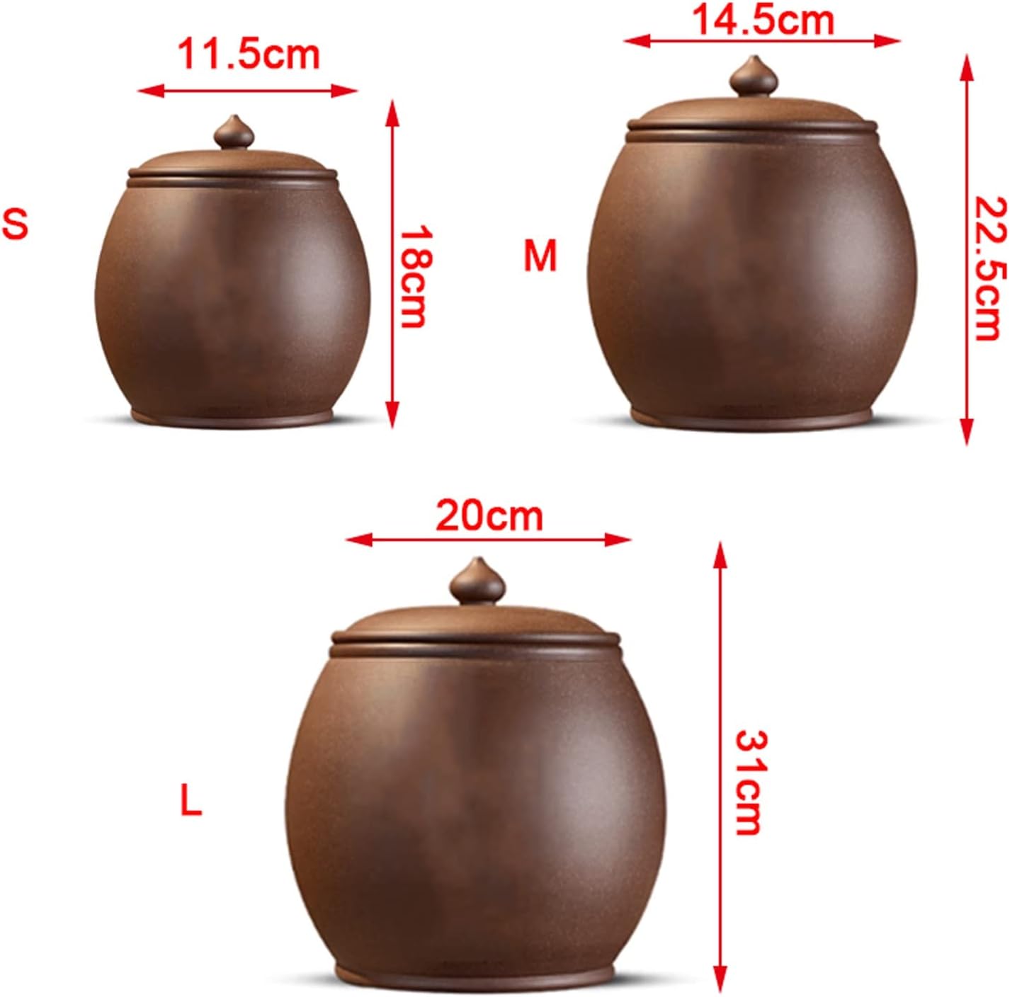 ティーキャニスター 高級 Zisha 茶筒 気密蓋付き ヴィンテージ中国式茶