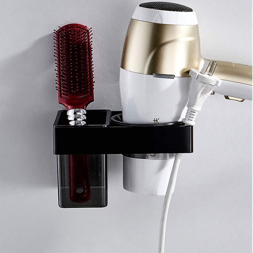Space Aluminum Wall Without Perforated Bathroom Frame Adhesive Wash Rack Hair Dryer image 4