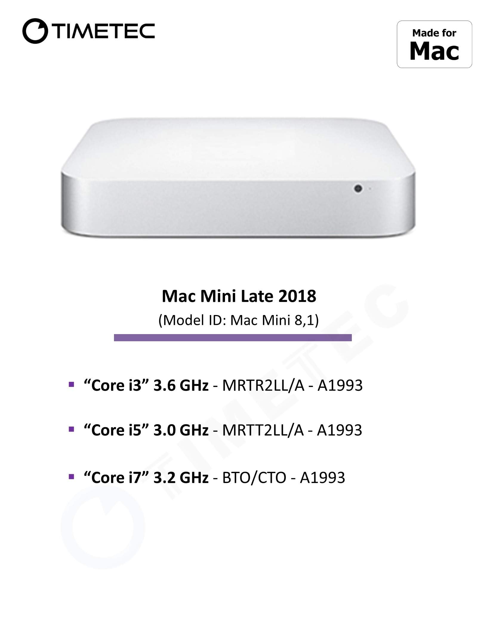 Timetec 32GB Kit (2x16GB) Compatibile con Apple DDR4 2666MHz/2667MHz per iMac metà 2020 (20.1/20.2)/metà 2019 (19.1) 27'' con Retina 5K, fine 2018 Mac Mini (8, 1) RAM PC4-21333/PC4-21300 Mac