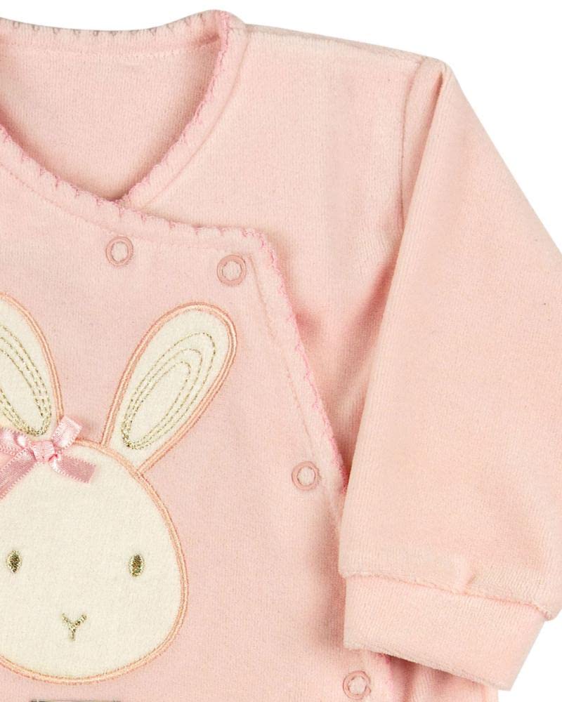 Macacão de Bebê em Plush Rosa com Bordado de Coelhinha e Lacinho em promoção! Veja a oferta e mais achadinhos de Bebês 4 Hoje é o melhor dia para comprar Macacão de Bebê em Plush Rosa com Bordado de Coelhinha e Lacinho com aquele preço maroto! Promoção! Aproveite a oferta! 4
