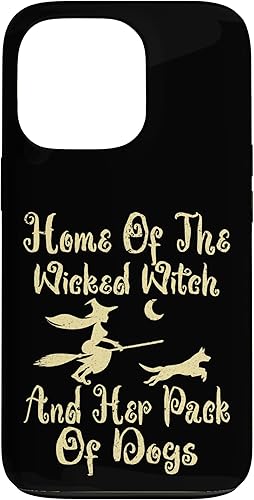 Funda para iPhone 13 Pro Home Of The Wicked Witch And Her Pack Of Dogs Halloween
