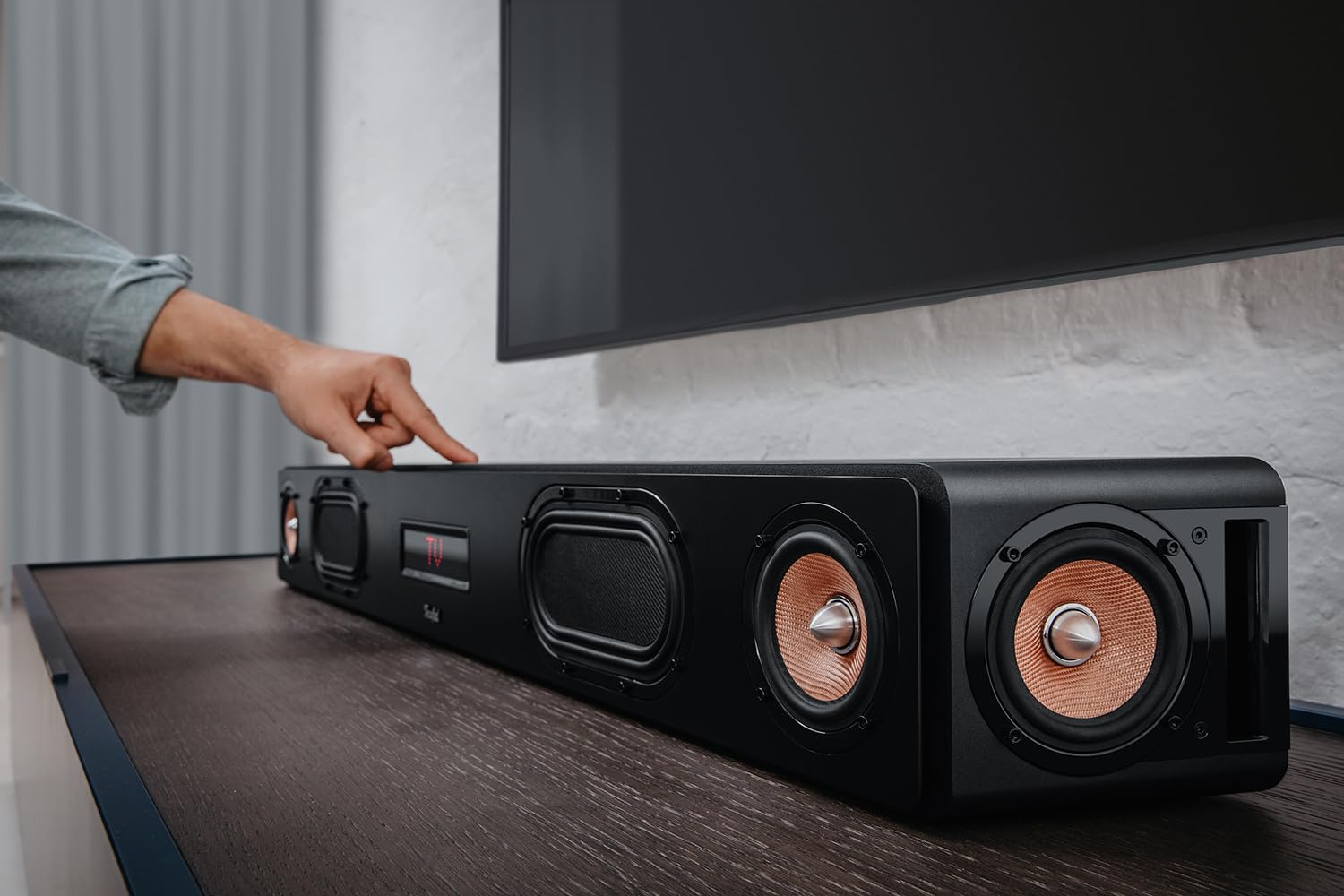 Teufel CINEBAR Ultima Surround 4.0 Soundbar, wbudowany subwoofer XXL