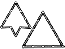 The Original Magic Billiard Ball Rack Combo 8 and 9-10 Ball Duo-Pack