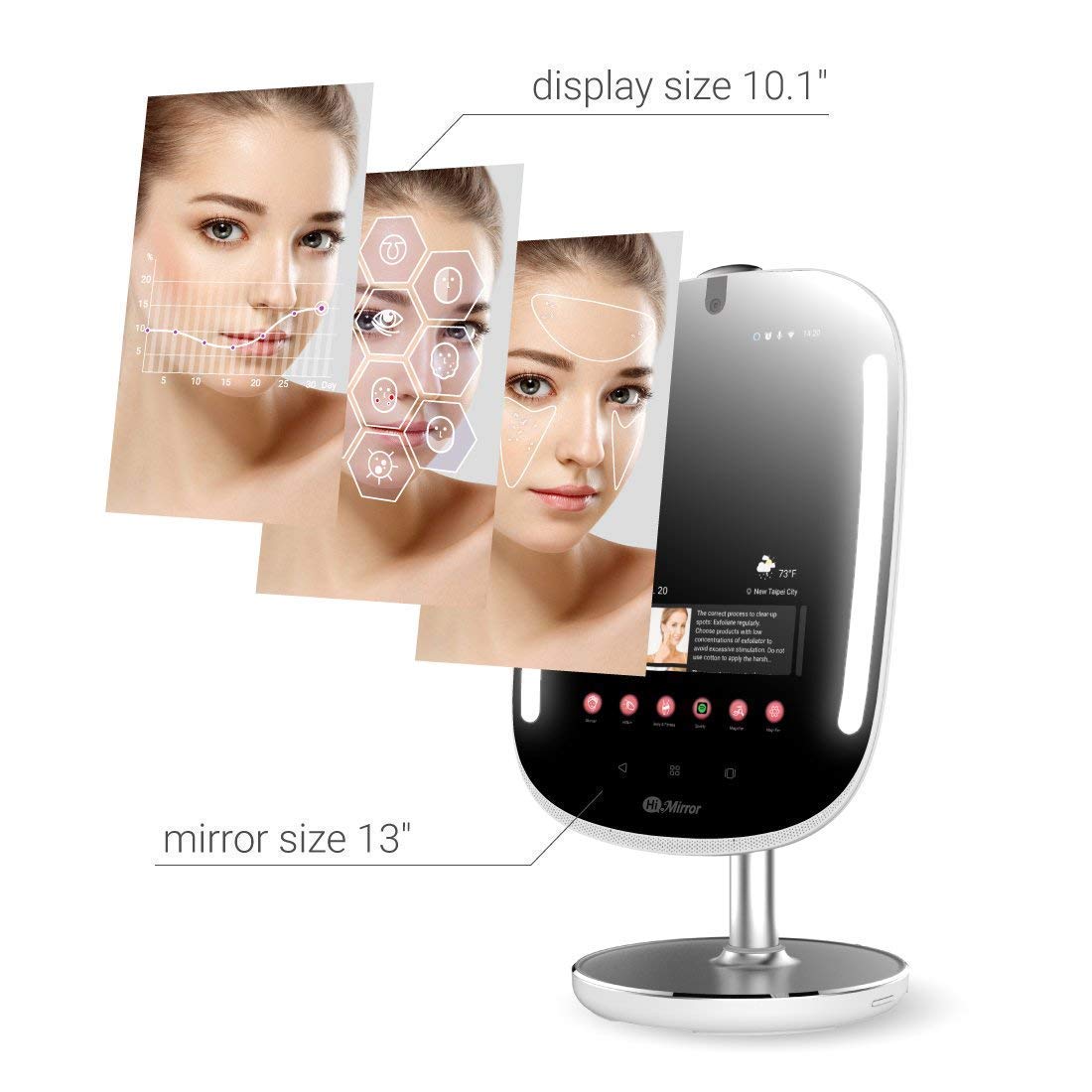 Amazon.co.jp: Himirror Mini : ビューティー HiMirror Mini 32GB Alexa対応