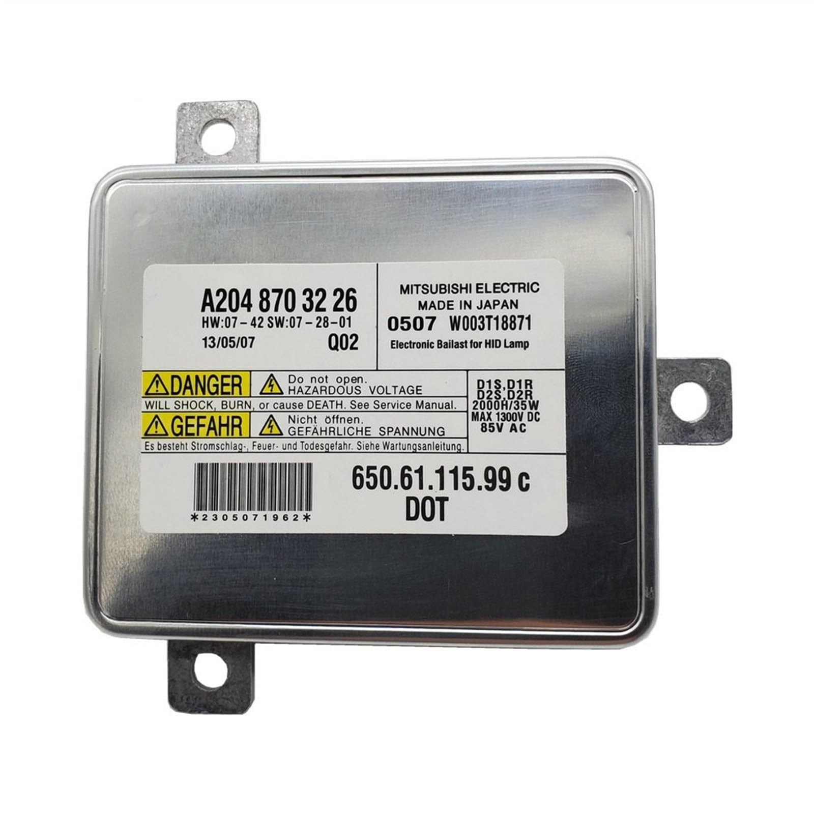 WOLWES Xenon Vorschaltgerät Kompatibel mit Mercedes Für Benz Für GLK200 GLK220 GLK280 GLK300 GLK320 GLK350 Xenon HID Scheinwerfer Vorschaltgerät OE # A2048703226 W003T18871