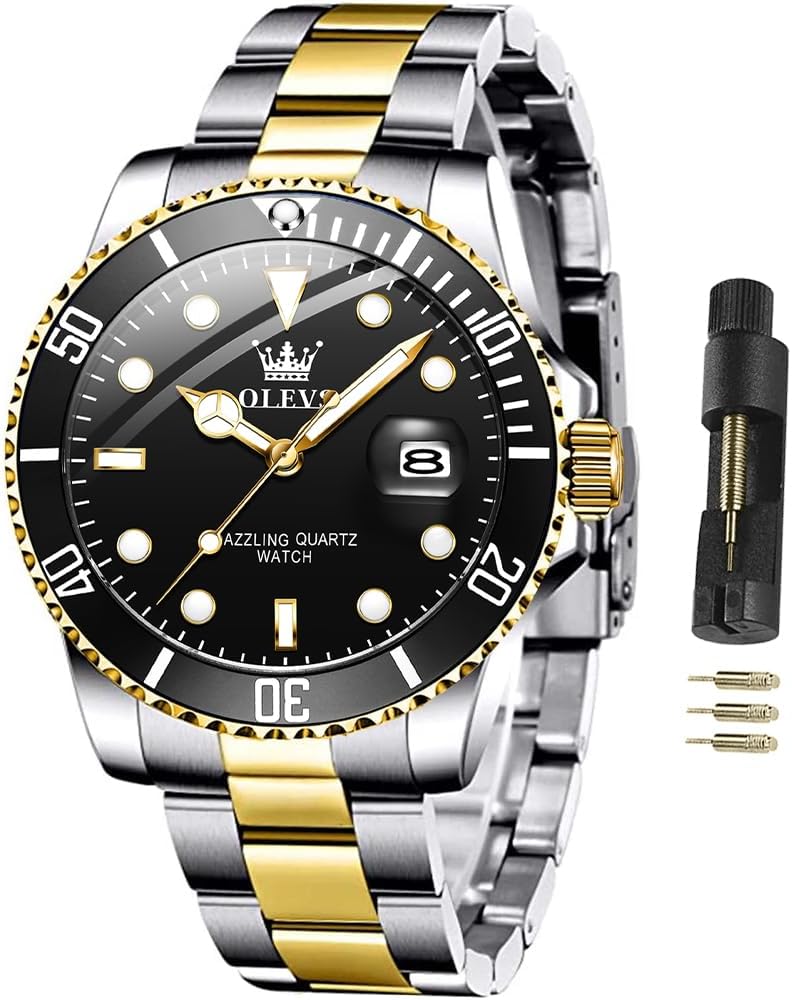 OLEVS Watches for Men Classic with Date Business Dress