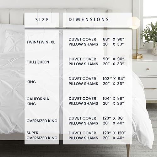 Miniatura 3 de Kotton Culture - Juego de funda de edredón de 3 piezas, 100% algodón egipcio de 600 hilos, con cierre y lazos en las esquinas, diseño plisado
