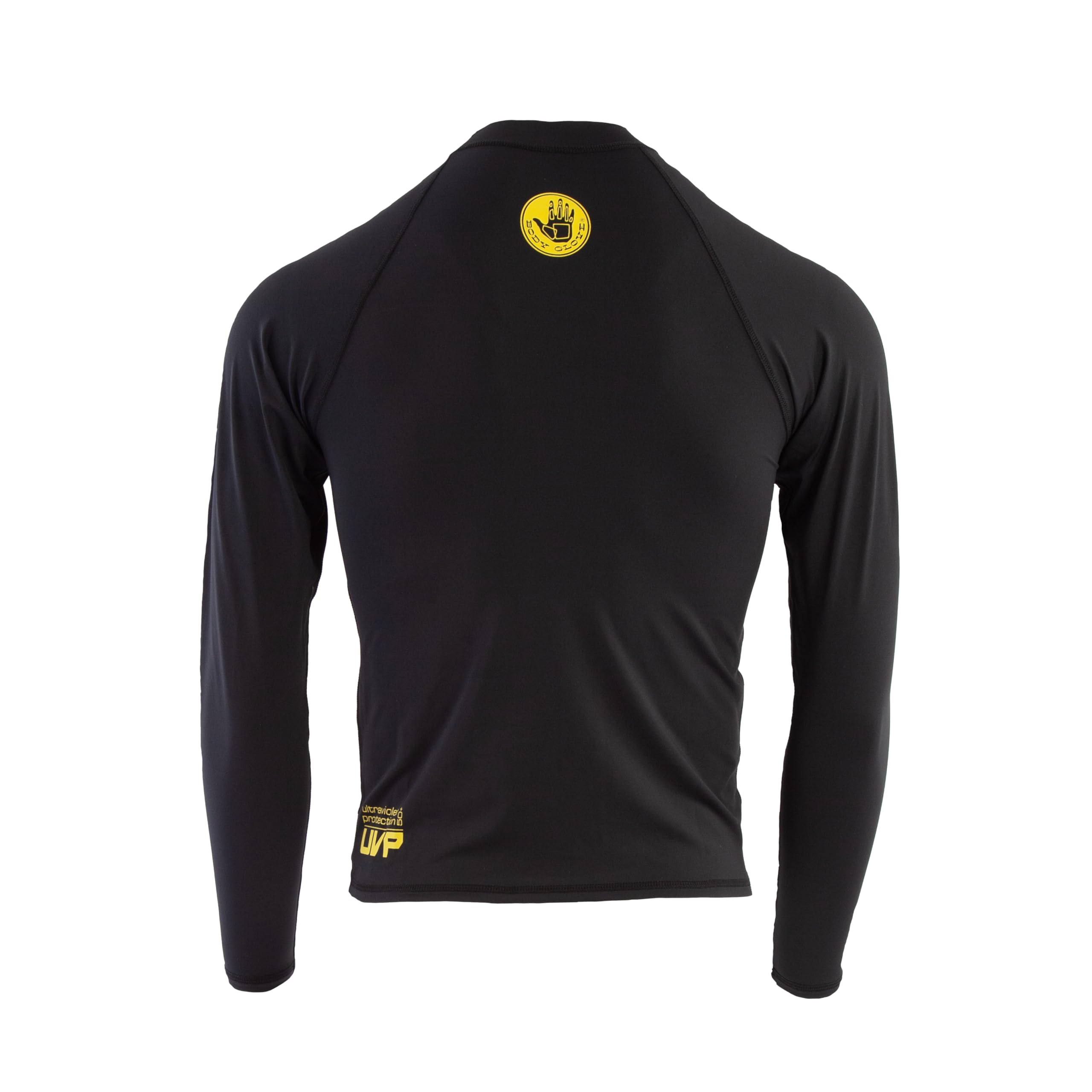 Body Glove Camiseta de Manga Larga Ajustada Básica para Hombre, Color Negro Camisa de protección de Sarpullido Hombre (Pack de 1)