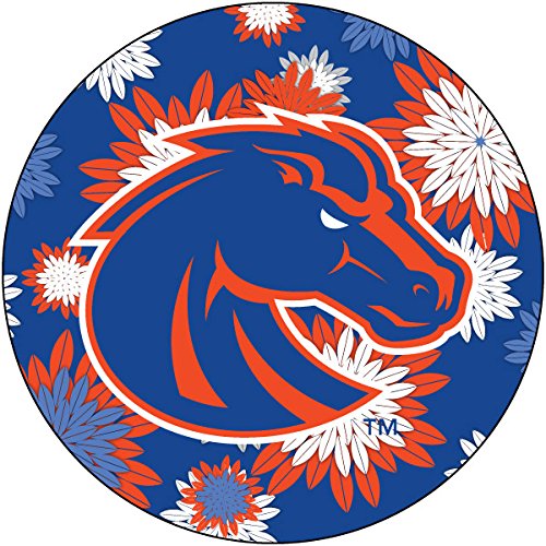 Boise State Broncos 4 Inch Round Floral Magnet Officially Licensed Collegiate Product