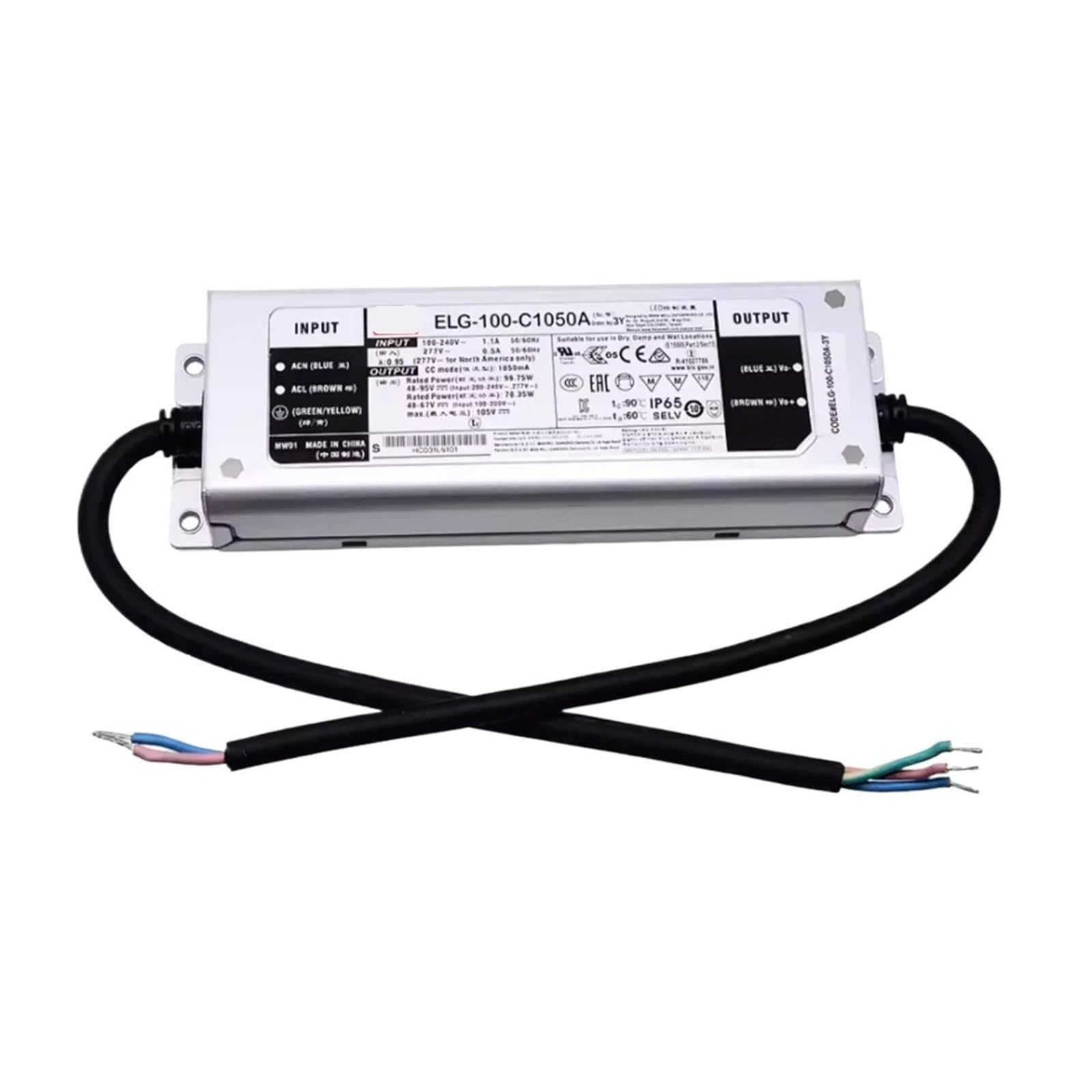 SWEWDSQG Waterproof Constant current switching power supply ELG-100-C500A-3Y