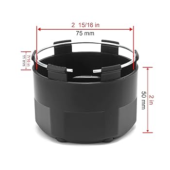 Amazon.co.jp: 4個 外径 80 mm 内径 78 mm ブラックホイール