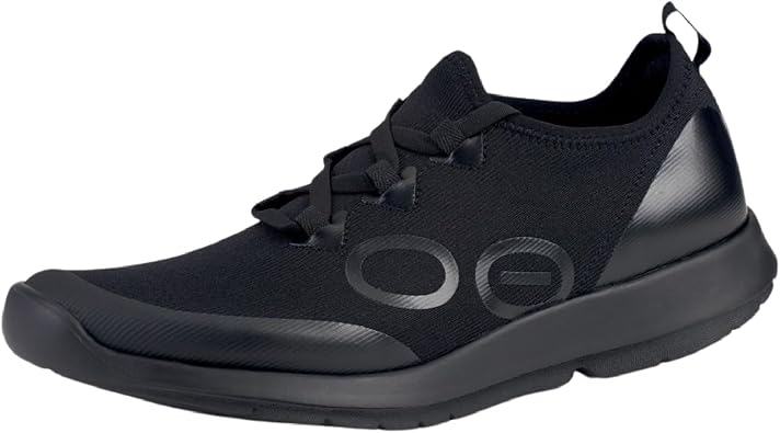 OOFOS OOmg Sport LS Low Recovery Shoe, Black - Women s Size 7