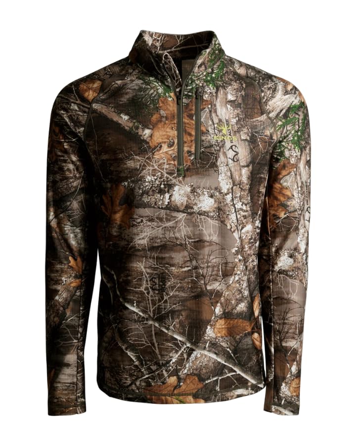 King's Camo XKG Performance Fleece 1/4 Zip | Lightweight Hunting Jacket | Perfect for Archery & Fishing