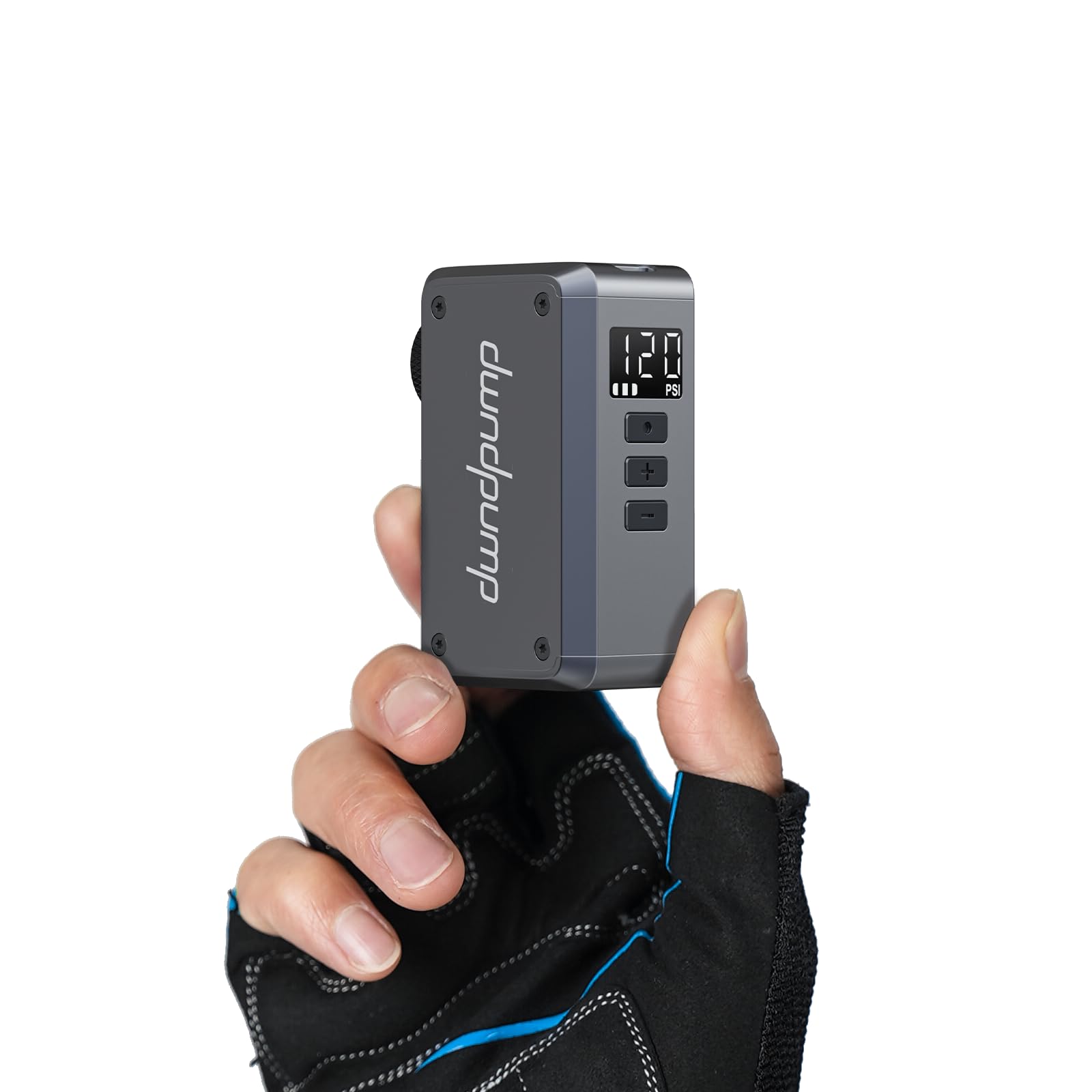 dwndpump Pompa Per Bicicletta, Mini Pompa Elettrica Per Bicicletta, Mini Compressore Bici Con Manometro Max 120 PSI, Portatile Mini Pompa Bici, Auto Stop, Con Valvola Presta E Schrader