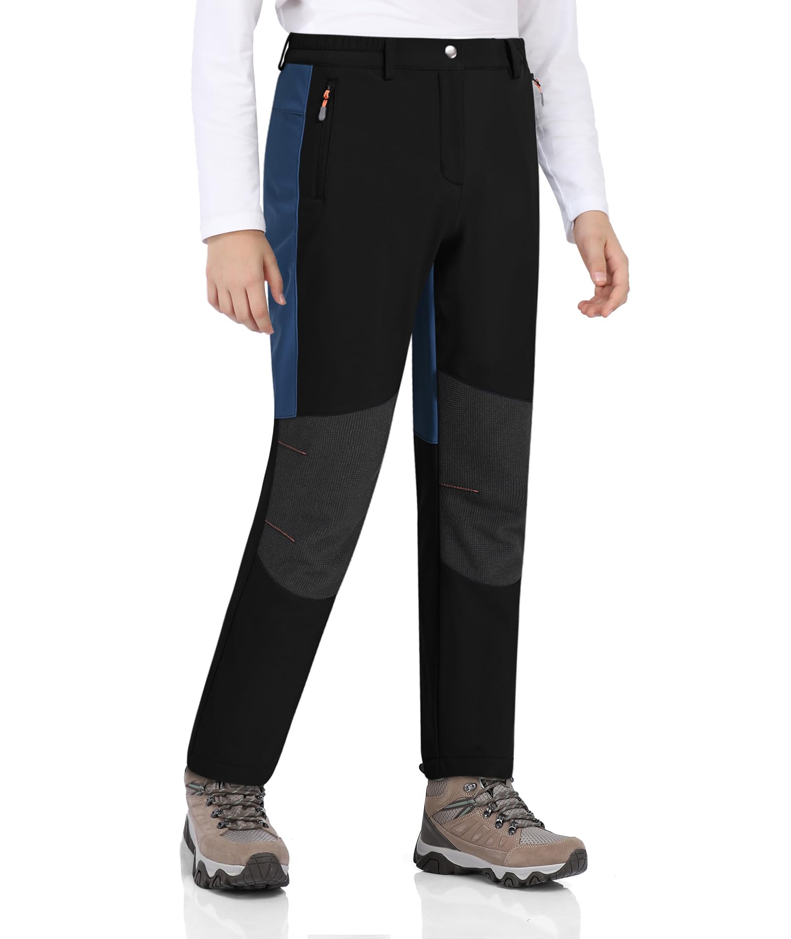 Zoofly Pantalones Nieve Niño Pantalón Invierno Niña Pantalon Termico Impermeable Forrado Softshell Termicos Trekking