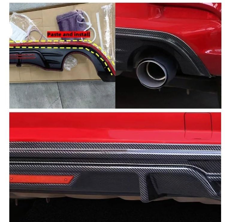 Difusor trasero Mazda 3 contra impactos que protege el parachoques con placa de plata 3