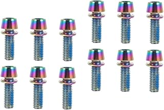 BESTOYARD 12 Peças Parafuso De Bicicleta Disco De Bicicleta Parafusos Profissionais Rotores Parafusos Para Rotor De Bicicleta Parafusos De Rotor Suprimentos De Bicicleta Pinça Bicicletas A